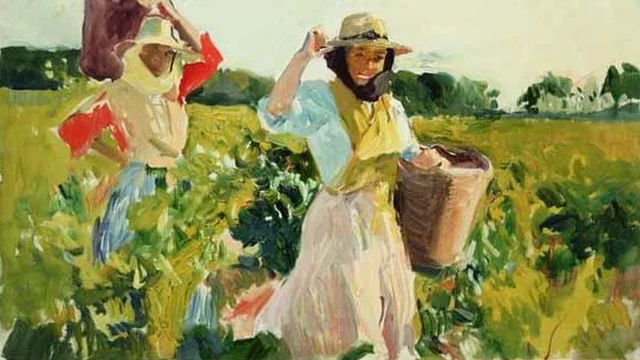 Vendimiando, Jerez, Joaquín Sorolla