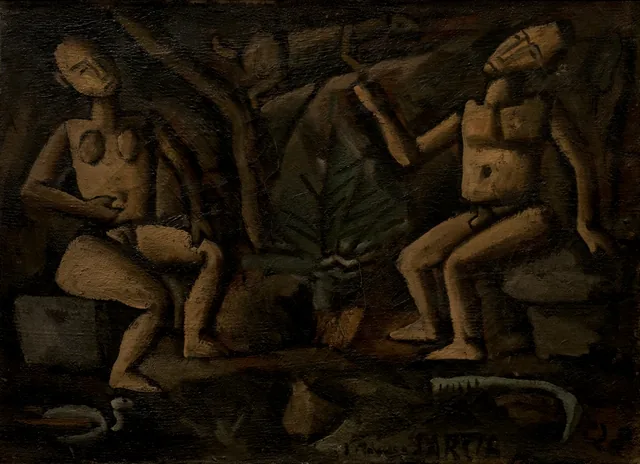 Composition with Figures, Joaquín Torres-García
