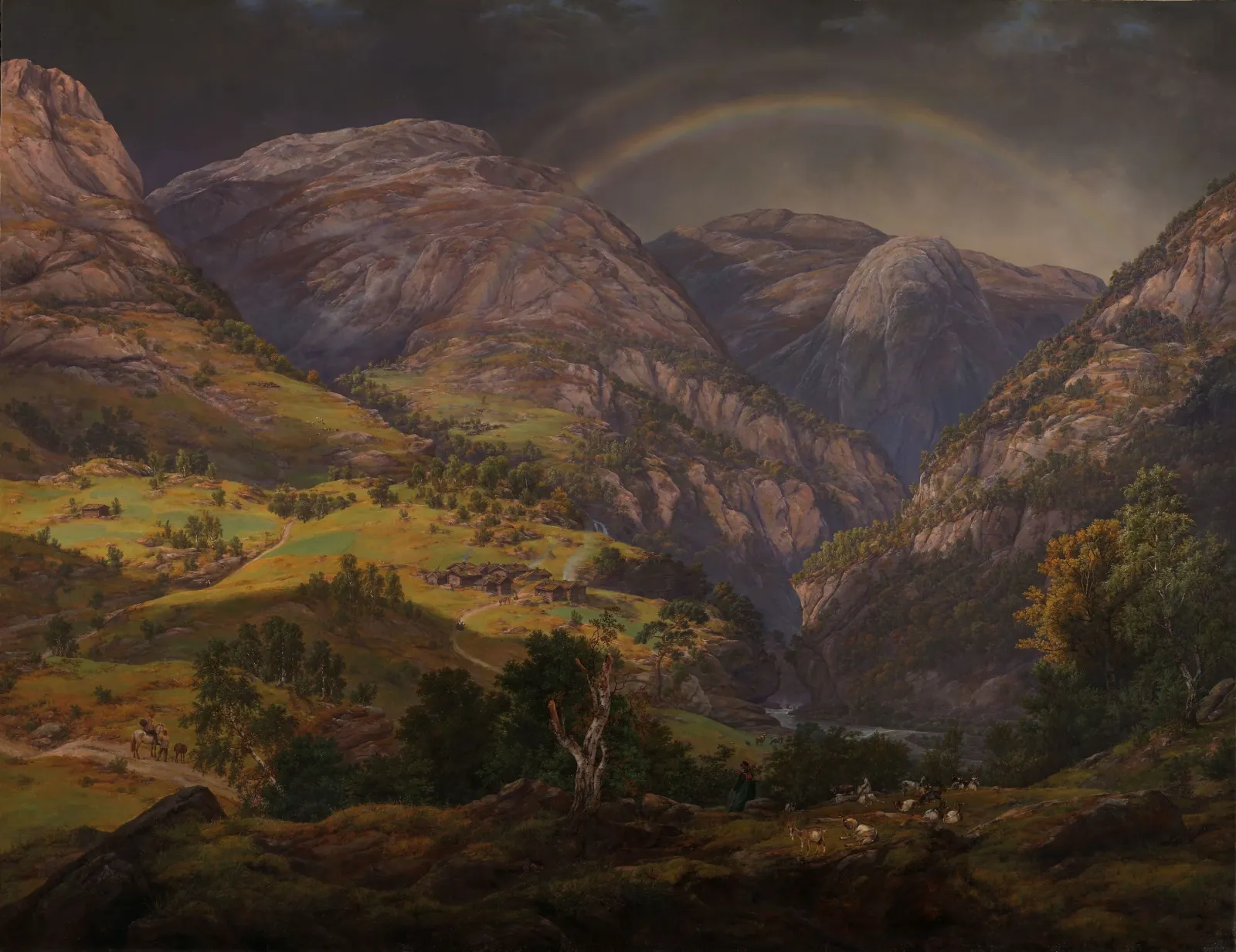 View from Stalheim, Johan Christian Dahl