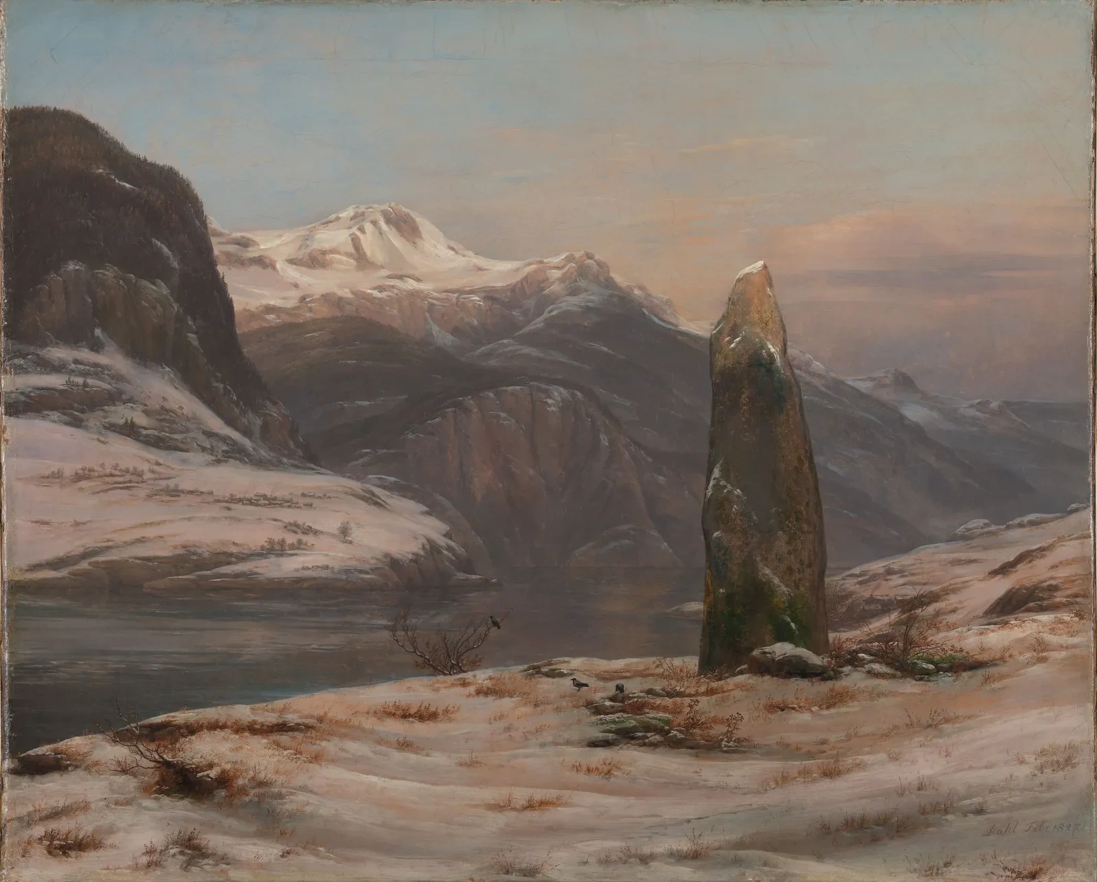 Winter at the Sognefjord, Johan Christian Dahl