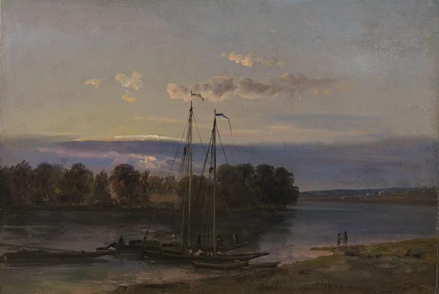 El Elba al atardecer