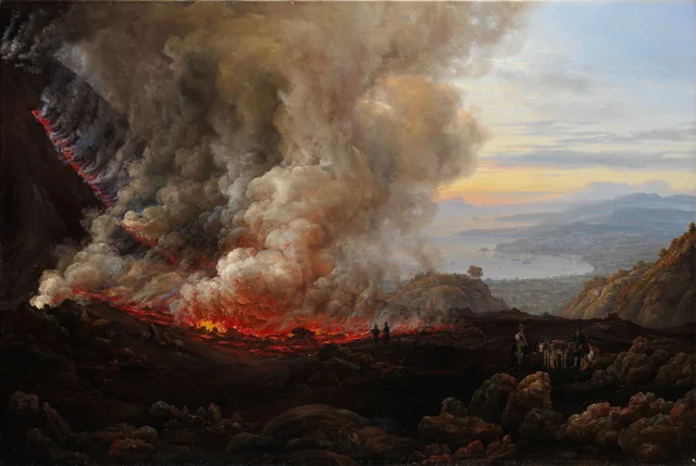 An Eruption of Vesuvius, Johan Christian Dahl