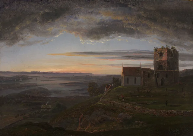 La iglesia en ruinas de Avaldsnes, en Karmøy