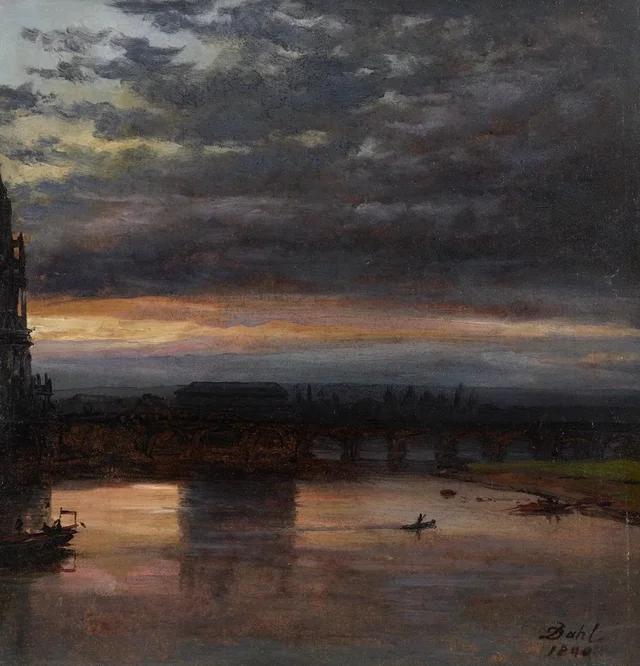Vista del puente del Elba