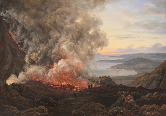 ヴェスヴィオ火山の噴火