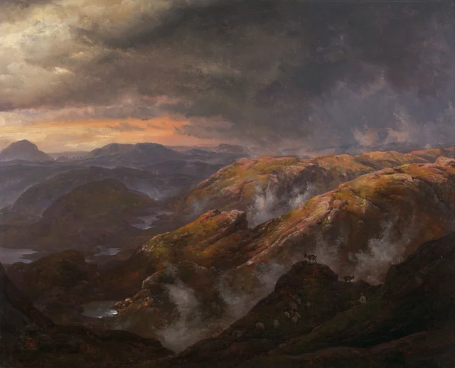 Vista desde Lyshornet, Johan Christian Dahl