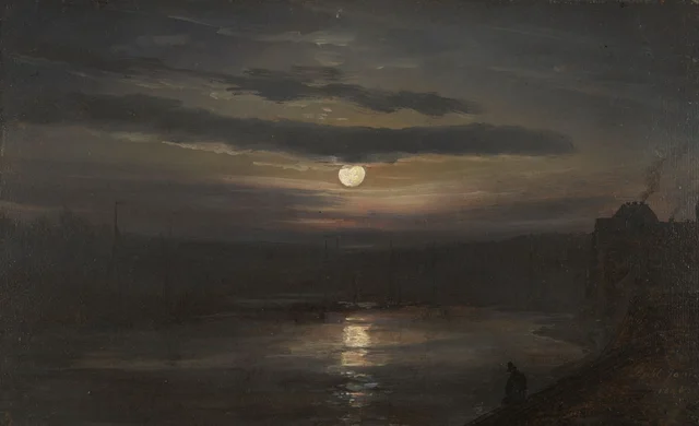 Luz de luna sobre el Elba