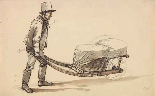 荷車の男
