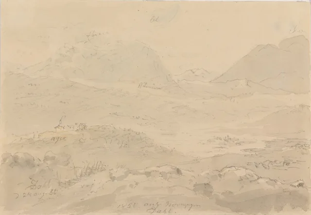 ノルウェーの山の風景、ヴァルドレス