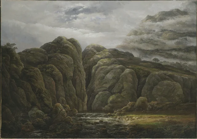 ノルウェーの山の風景