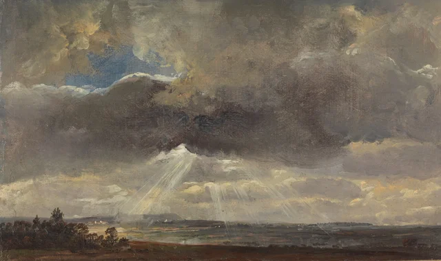 Estudio de nubes sobre el Windberg, cerca de Dresde