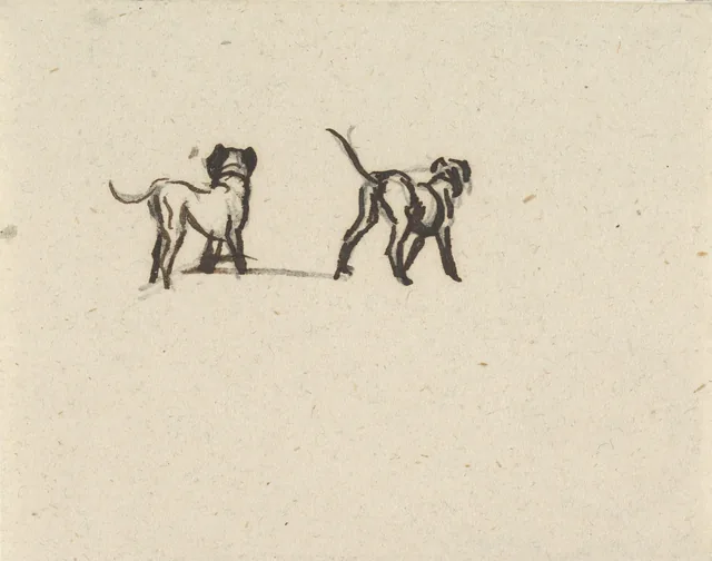 二匹の犬