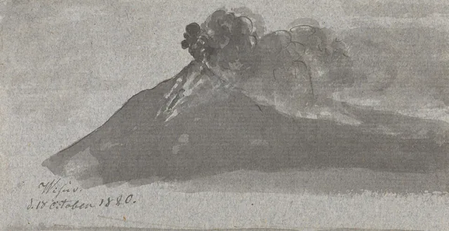 ヴェスヴィオ山の噴火