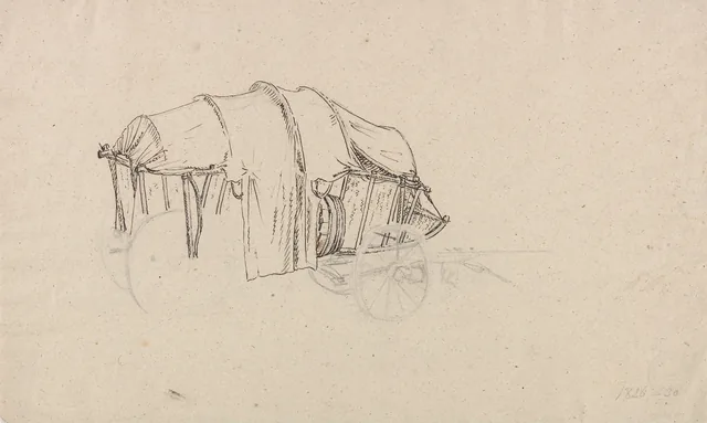 樽を積んだ荷車