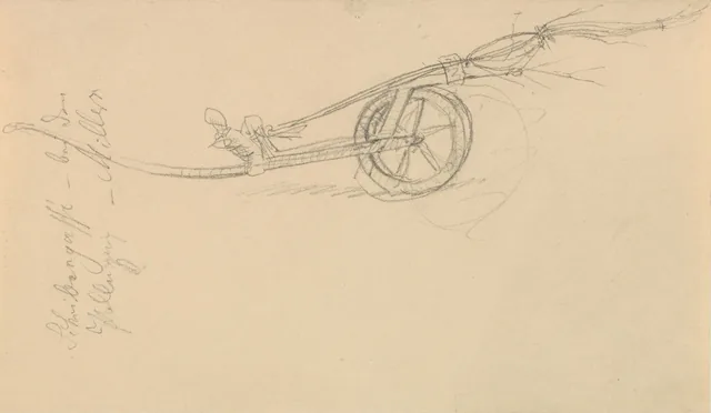 荷車の習作