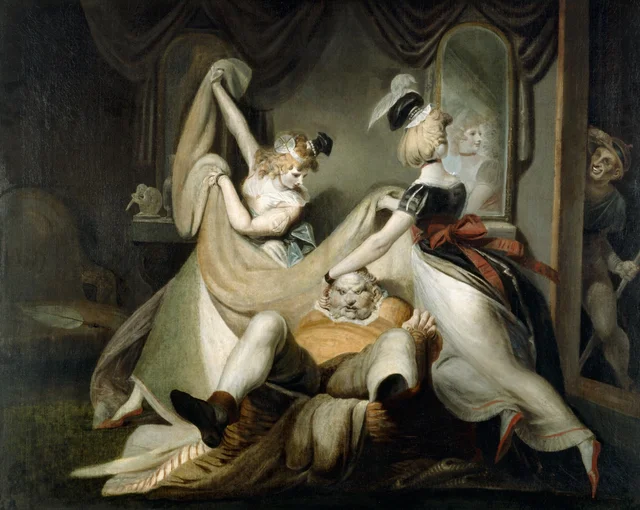 Falstaff in the Laundry Basket, Johann Heinrich Füssli