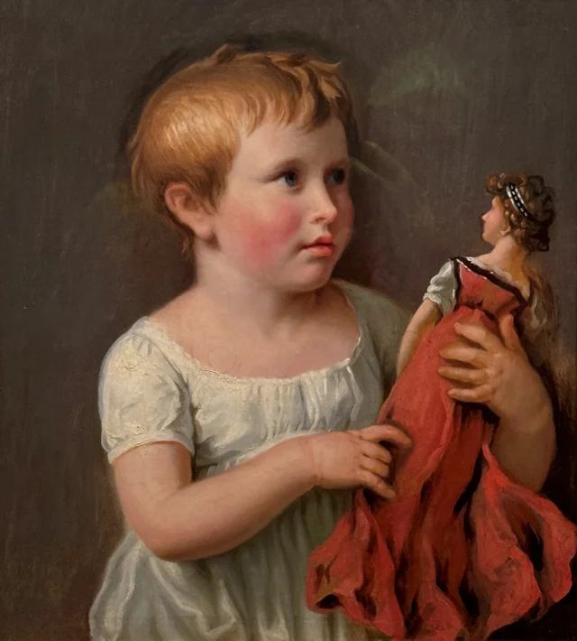 子どもの頃のコルネリア・ヴィルヘルミーネ・アムジンク, ヨハン・ハインリヒ・ヴィルヘルム・ティッシュバイン