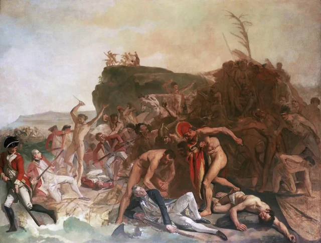 ジェームズ・クック船長の死、1779年2月14日, ヨハン・ゾファニー