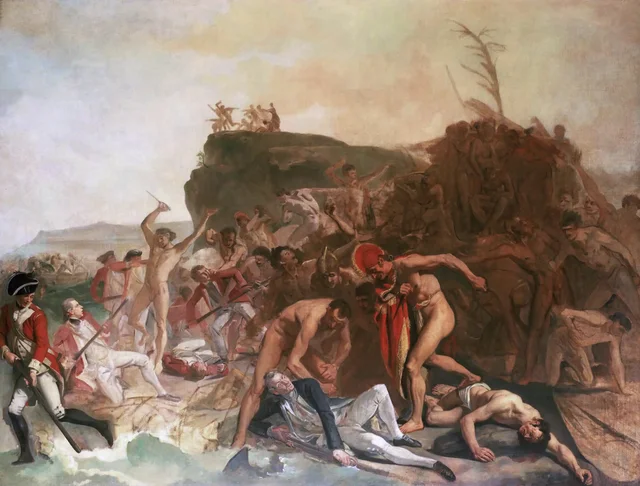 ジェームズ・クック船長の死、1779年2月14日, ヨハン・ゾファニー