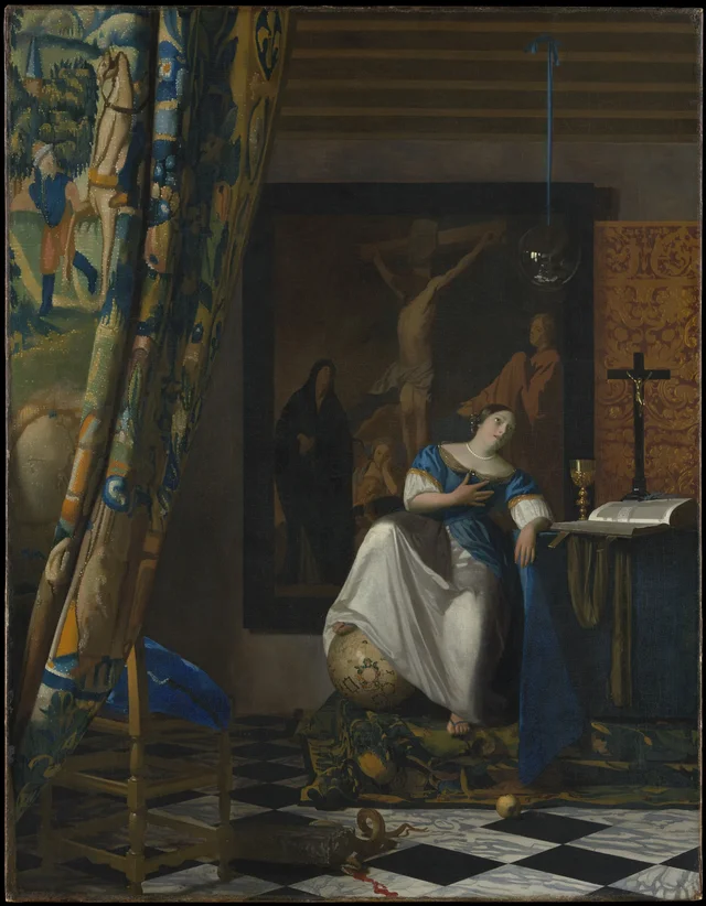 Alegoria da Fé católica, Johannes Vermeer