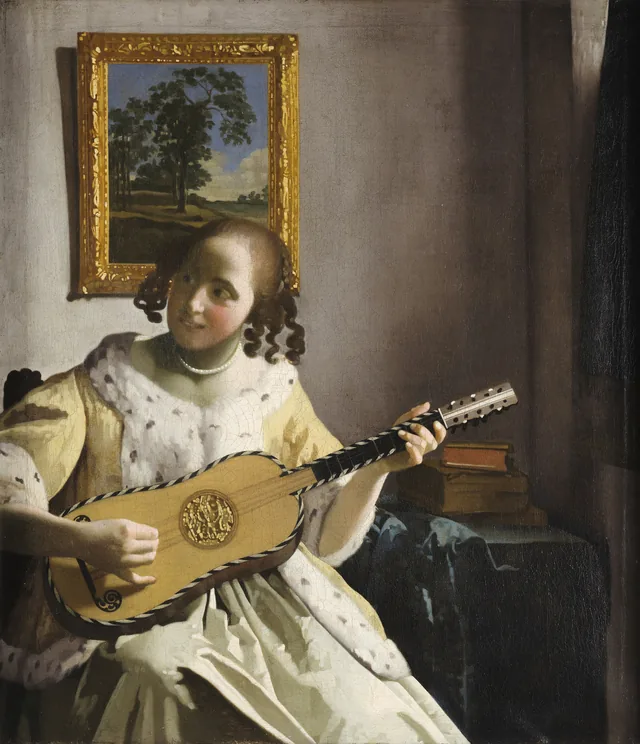 A Tocadora de violão, Johannes Vermeer
