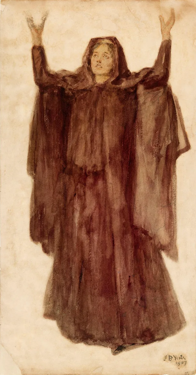 Maud Gonne MacBride (1866-1953), atriz e revolucionária, John Butler Yeats