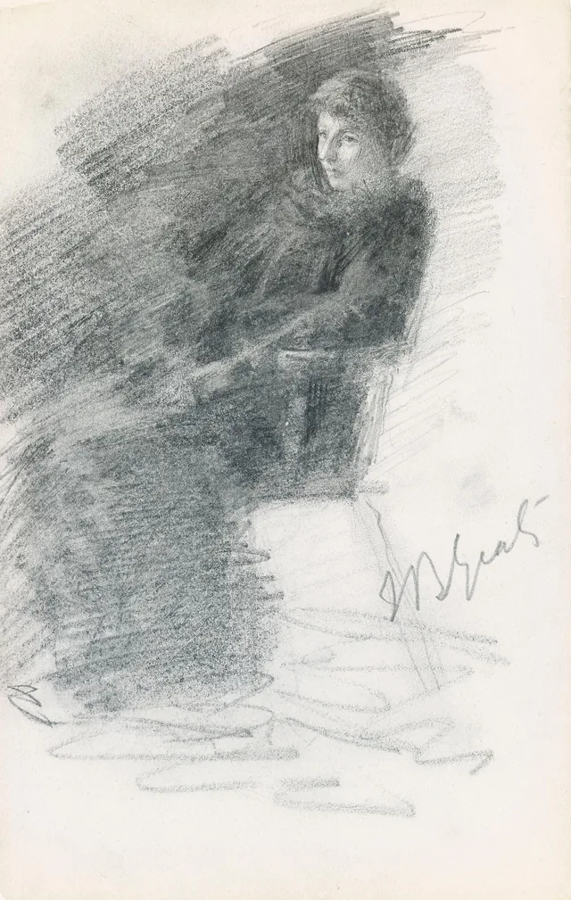 Retrato de uma dama sentada, John Butler Yeats