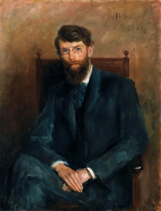 Retrato de AE (George W. Russell) (1867-1935), poeta, John Butler Yeats