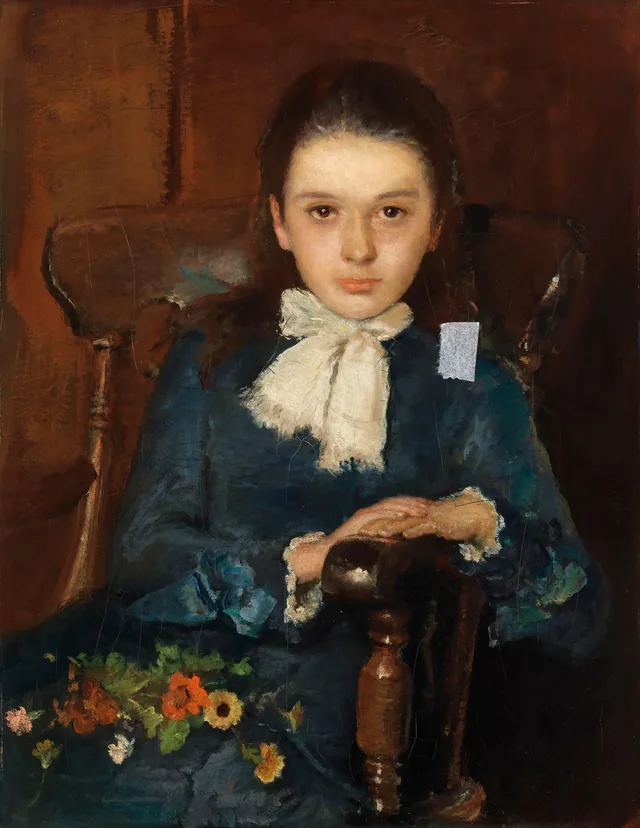 Retrato de Frances Elizabeth Geoghegan de niña, John Butler Yeats