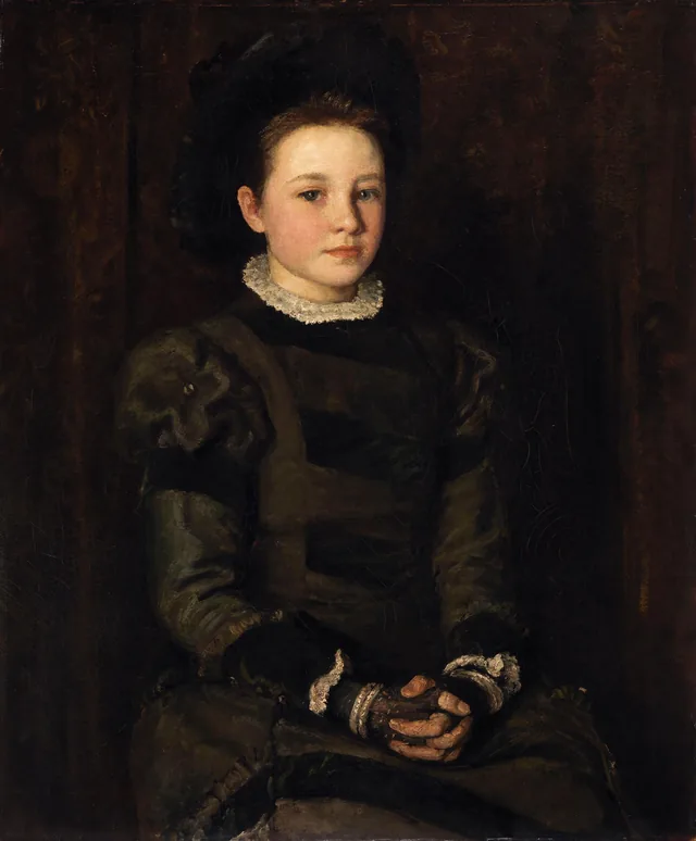 Retrato de Hester Dowden (1868-1949) criança