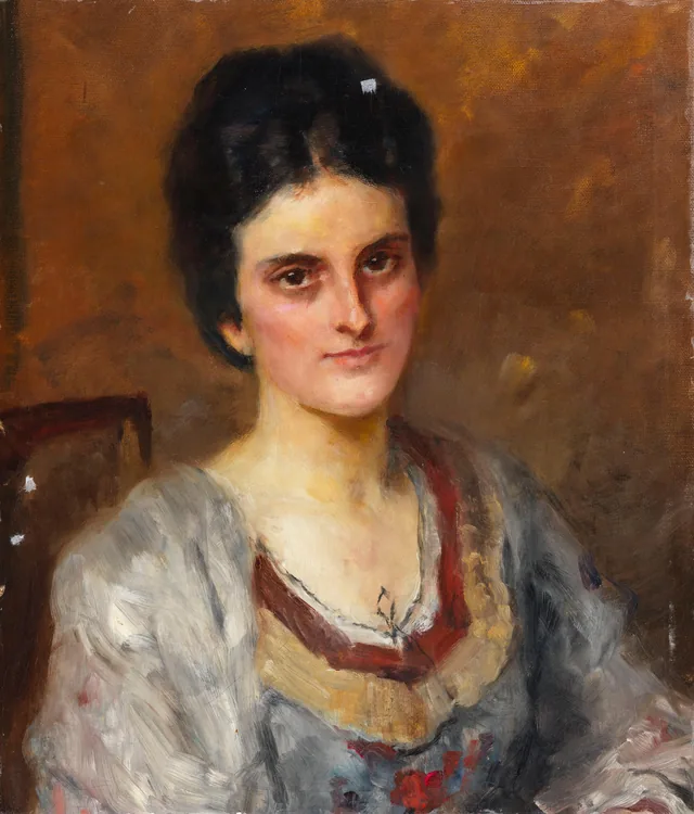 Retrato de Mrs. Heaven, irmã de Sir Hugh Lane, John Butler Yeats