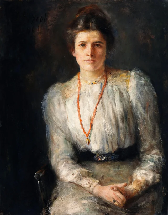 Portrait of Susan Mary (Lily) Yeats (1866 -1949), Embroiderer and Designer, John Butler Yeats