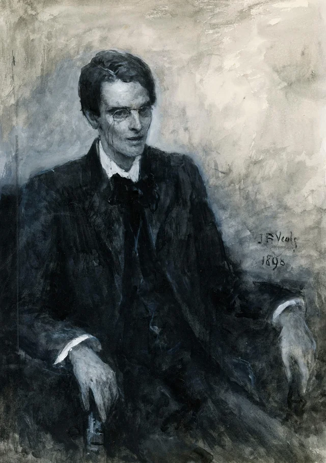 William Butler Yeats (1865-1939) Poet, Playwright and the Artist's Son, John Butler Yeats