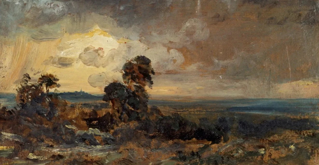 Hampstead: Stormy Sunset, John Constable