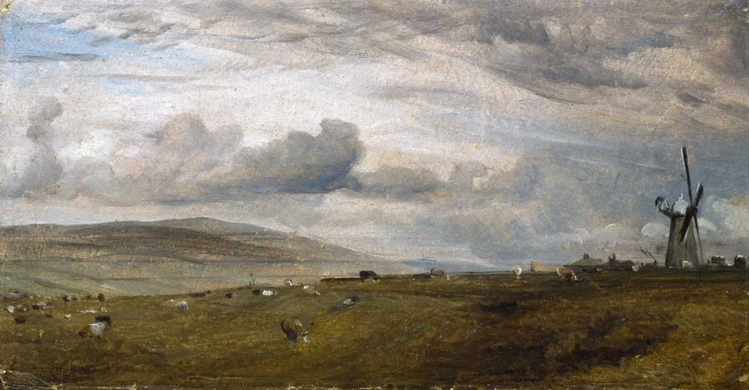 Un molino de viento cerca de Brighton, John Constable