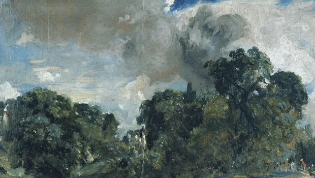 On the edge of a wood, John Constable