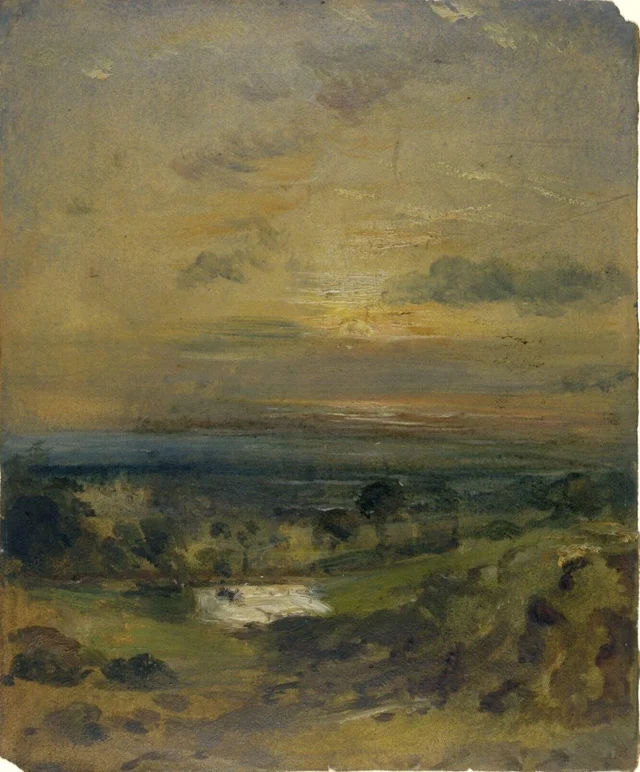 Branch Hill Pond : soir