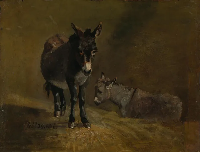 Dos burros, John Constable