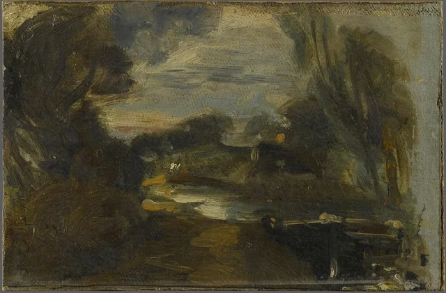Écluse sur la rivière Stour