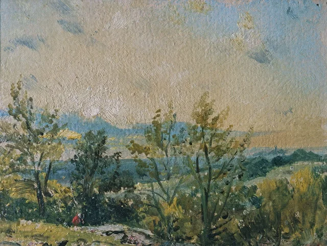 Esquisse à Hampstead : coucher de soleil orageux