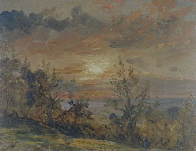 Boceto en Hampstead: atardecer