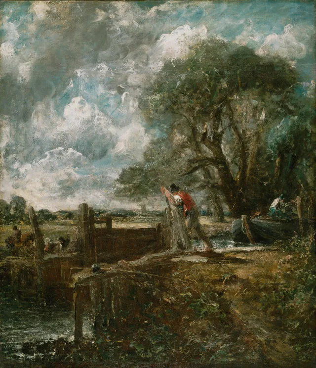 Sketch for A Boat Passing a Lock