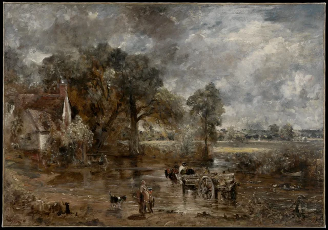 Étude à grandeur d'exécution pour La Charrette de foin, John Constable