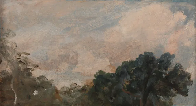 Cloud Study with Trees