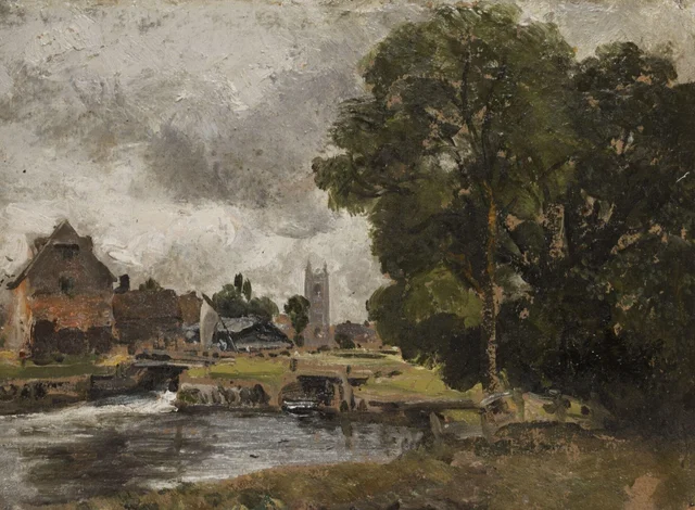 La esclusa y el molino de Dedham