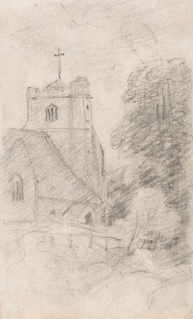 Leatherhead Church, Near Epsom, from the Northeast