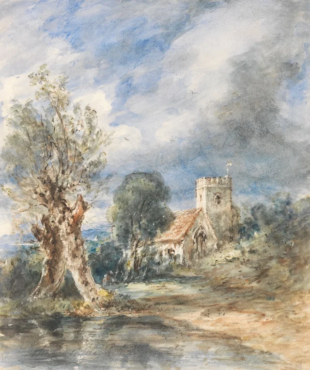 La iglesia de Stoke Poges, John Constable