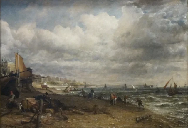 El muelle de cadenas, Brighton, John Constable