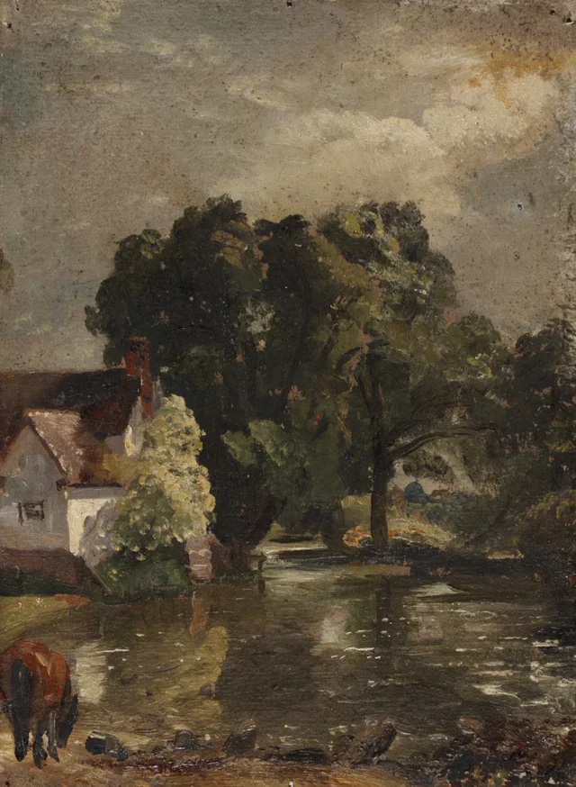 La casa de Willy Lott, cerca de Flatford Mill