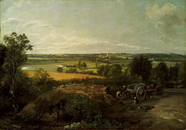 El valle del Stour y la iglesia de Dedham, John Constable